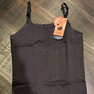 Shapermint Black All Day Every Day Scoop Neck Cami